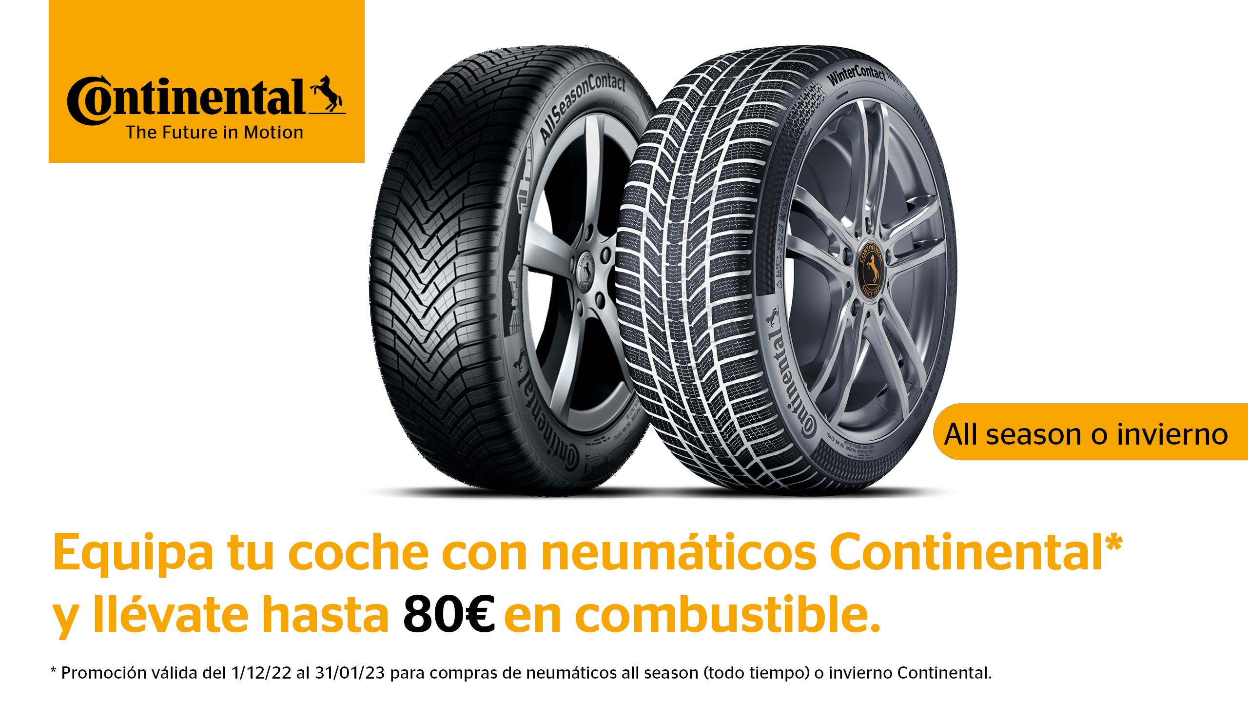 Promoción de neumáticos Continental