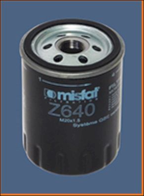 Filtro de aceite MISFAT Z124