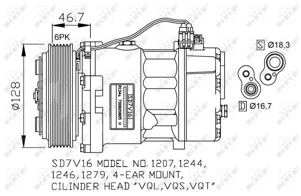 Compresor NRF 32168G