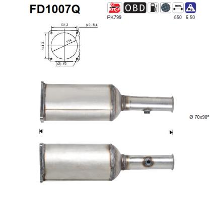 Filtro de particulas AS FD1007Q