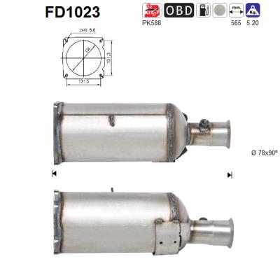 Filtro de particulas AS FD1023