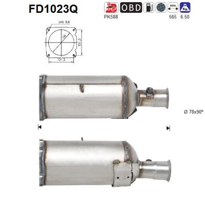 Filtro de particulas AS FD1023Q