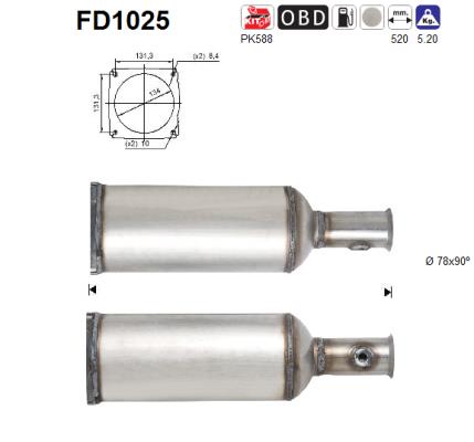 Filtro de particulas AS FD1025