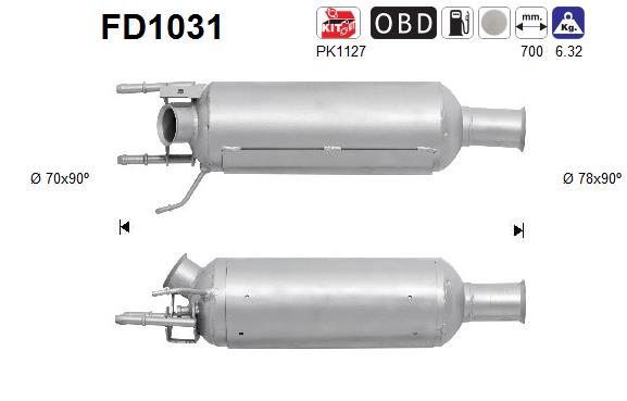Filtro de particulas AS FD1031