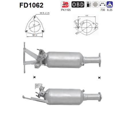 Filtro de particulas AS FD1062