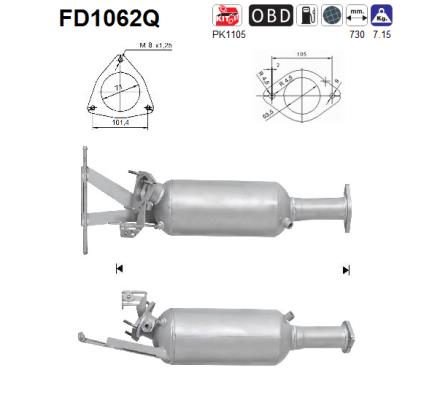 Filtro de particulas AS FD1062Q