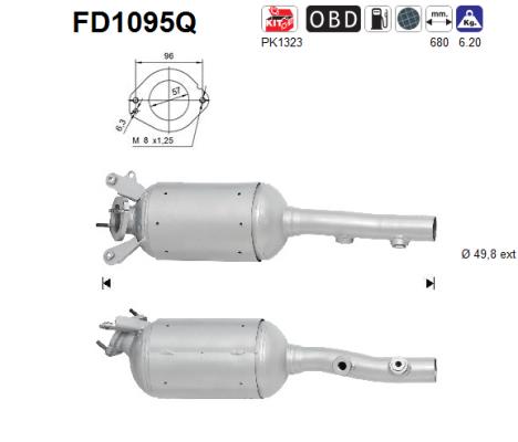Filtro de particulas AS FD1095Q