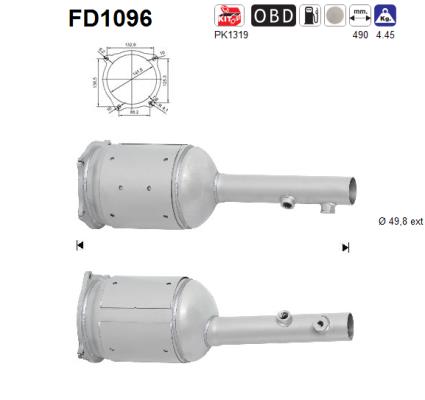 Filtro de particulas AS FD1096