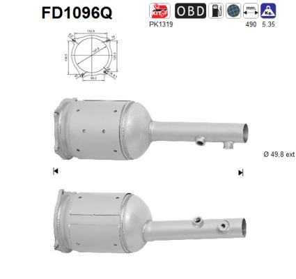 Filtro de particulas AS FD1096Q