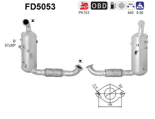 Filtro de particulas AS FD5053