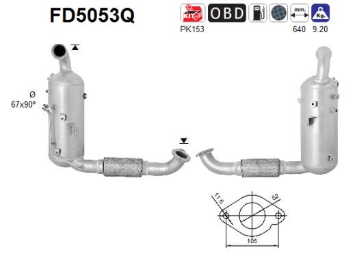 Filtro de particulas AS FD5053Q