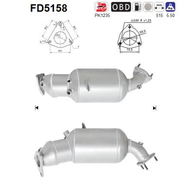 Filtro de particulas AS FD5158