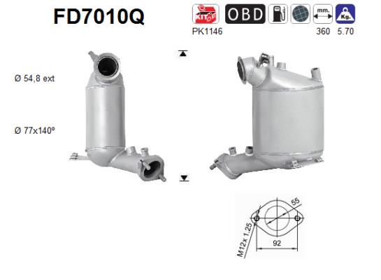 Filtro de particulas AS FD7010Q
