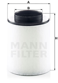 Filtro de aire MANN-FILTER C17023