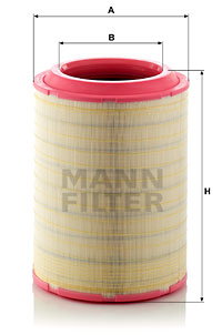 Filtro de aire MANN-FILTER C372070/2