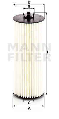 Filtro de aceite MANN-FILTER HU6008/1Z