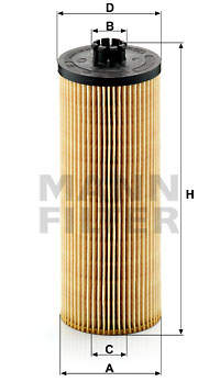 Filtro de aceite MANN-FILTER HU947/2X