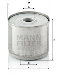 Filtro de carburante MANN-FILTER P917/1X