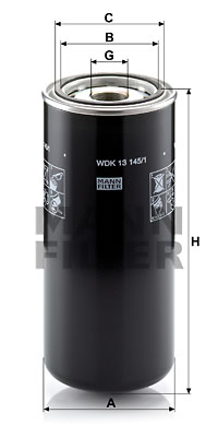 Filtro de carburante MANN-FILTER WDK13145/1