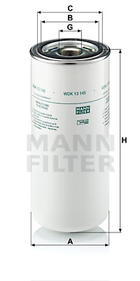 Filtro de carburante MANN-FILTER WDK13145
