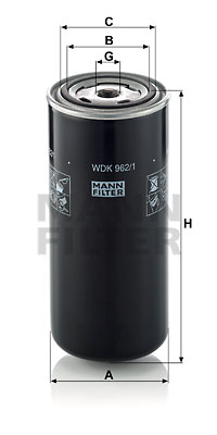 Filtro de carburante MANN-FILTER WDK962/1