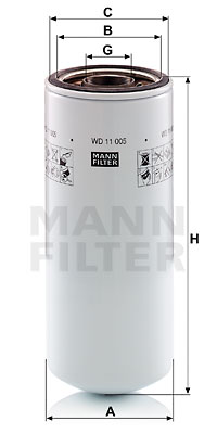 Filtro de aceite MANN-FILTER WD11005