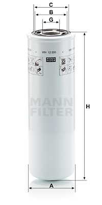 Filtro de aceite MANN-FILTER WH12005