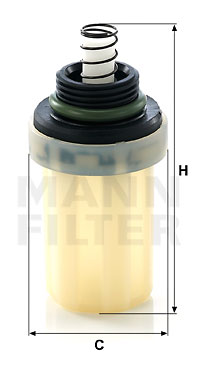 Filtro de carburante MANN-FILTER WK4001