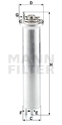 Filtro de carburante MANN-FILTER WK532