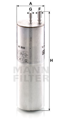 Filtro de carburante MANN-FILTER WK8058