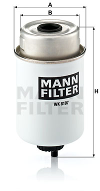 Filtro de carburante MANN-FILTER WK8107