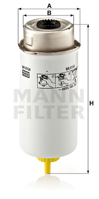 Filtro de carburante MANN-FILTER WK8154