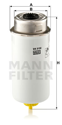 Filtro de carburante MANN-FILTER WK8158