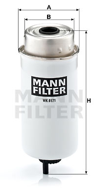Filtro de carburante MANN-FILTER WK8171