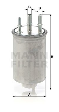 Filtro de carburante MANN-FILTER WK829/6