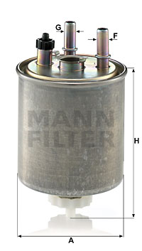 Filtro de carburante MANN-FILTER WK9022