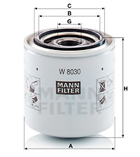 Filtro de aceite MANN-FILTER W8030