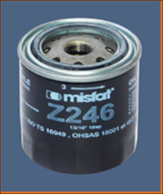 Filtro de aceite MISFAT Z246