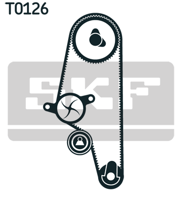 Kit distribucion con bomba de agua SKF VKMC01106-1