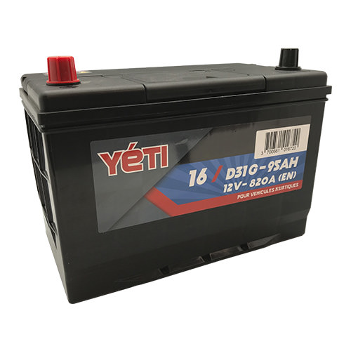 YETI - Batería de coche 12V 95AH 820A D31G (n°16)