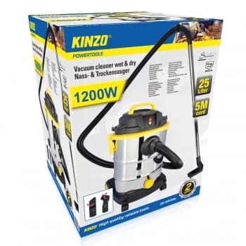 Aspirador agua y polvo 1200W 25 litres
