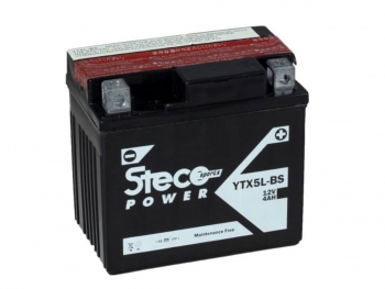 STECO - Baterías de moto de 12V 4Ah - YTX5L-BS