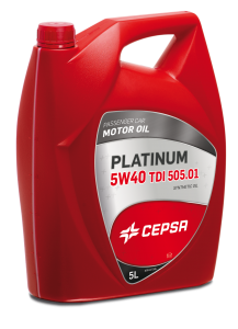 Aceite motor gasolina/diesel 5L CEPSA 5W40 (PLATINUM, TDI, 505.01)