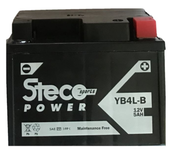STECO - Baterías de moto de 12V 5Ah - YB4L-B