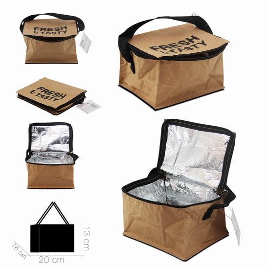 Bolsa isotermica de papel 20x13 16cm para tu coche al mejor precio | Carter-Cash